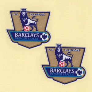 Premier League Patch 12/13 Champions Badge / 3D Flock Patch