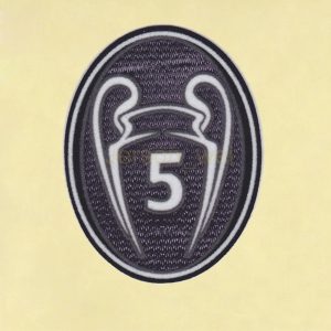 UEFA Champions League 5 Times Trophy Patch / Badge 2013-2014
