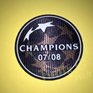 UEFA 07-08 Champion Winner Manchester United Patch / Badge