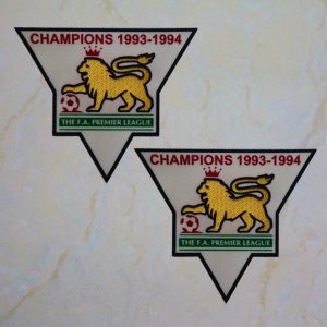 England Premier League Champion 93-94 Sleeve Gold Patch / Badge ManUnited Jersey