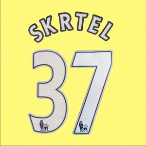 England Premier League SKRTEL #37 EPL 2010-11 Senscilia Name set Liverpool Home