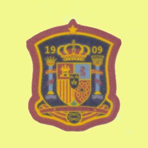 UEFA EURO 2012 Team Spain Flock Printing Patch / Badges