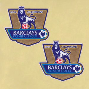 English Premier League Champion 2013-2014 GOLD Manchester United Patch / badges