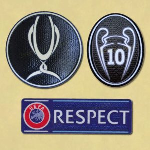 UEFA SUPER CUP 2014 Patch + REAL MADRID TROPHY 10 YERSION Patch SET SOCCER Badge