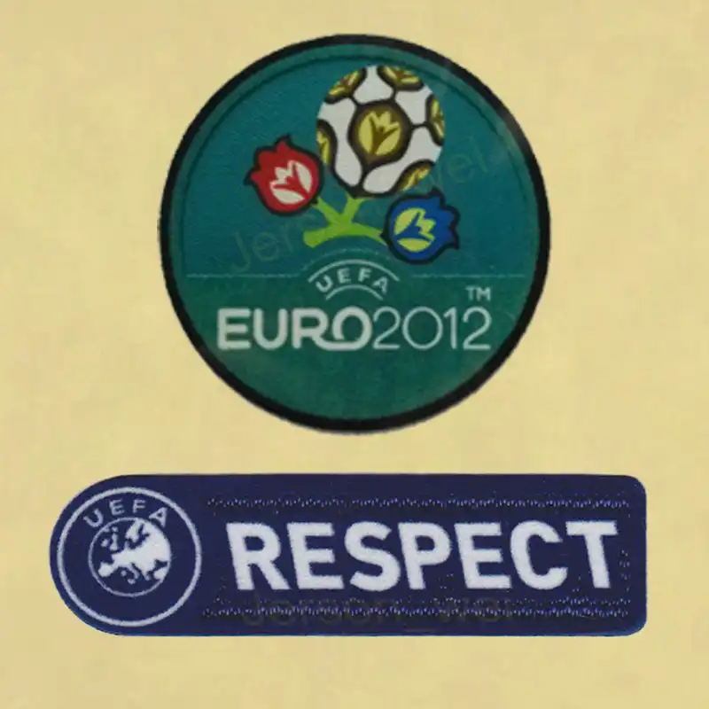 Euro 2012 Patch badge  UEFA  maillots foot France Italie Allemagne Angleterre 