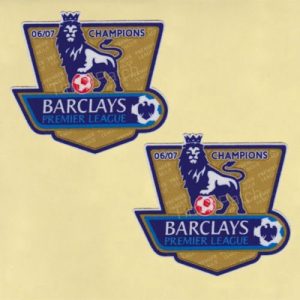 English Premier League Champion 2006-2007 GOLD Manchester United Patch / TOPPA badges