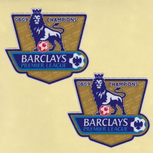English Premier League Champion 2008-2009 GOLD Manchester United Patch / TOPPA badges
