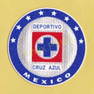 Deportivo Cruz Azul Mexico Jersey Soccer Patch / Flock Football badges
