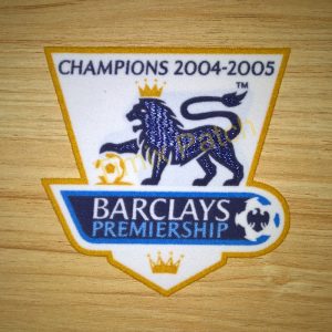 England Premier League CHELSEA 2004-2005 CHAMPIONS Soccer Patch Badges SET