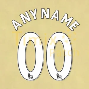 Lextra Any Name Any Number Premier League Home kit Football Printing Sets