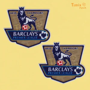 chelsea 2014-2015 english premier league champion gold patch soccer badges