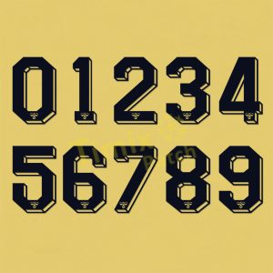 Tottenham Hotspur Hummel 1987-1990 Number Football Shirt Nameset Printing