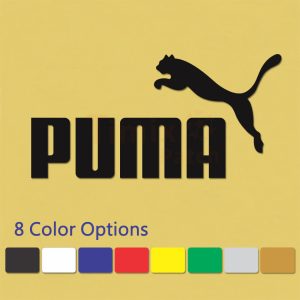 Puma Iron-On Sports LOGO DIY T-Shirt Clothing Vinyl Heat Transfer Sticker 6*3CM