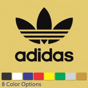 Adidas Originals Iron-On Sports LOGO DIY T-Shirt Clothing PU Transfer Sticker