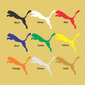 Puma Iron-On Heat Sports LOGO DIY T-Shirt Clothing Vinyl Transfer Sticker Print - Image 2