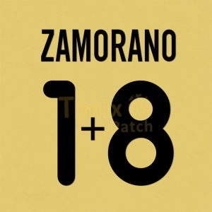 Inter Milan 2000-2001 Zamorano #18 Awaykit Name Number set Polyflex Printing