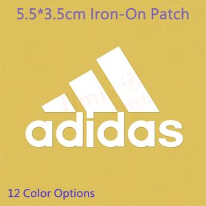 Adidas Triangle Iron-On Sports LOGO DIY T-Shirt Clothing PU Transfer Sticker