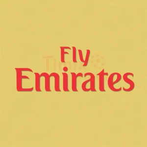 Real Madrid Home Away Shirt Sponsor FLY Emirates LOGO IRON ON Polyflex Printing - Image 4