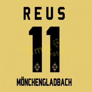 Borussia Mönchengladbach 2009/10 REUS 11# Nameset Heat Transfer Printing