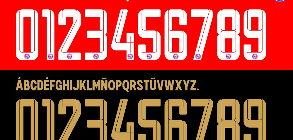 FC Bayern 21-22 Kit Font