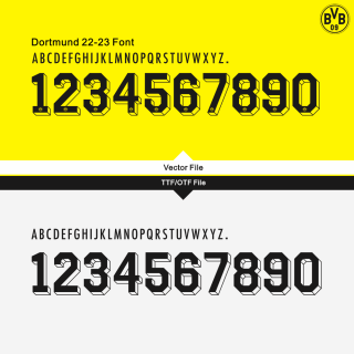 Dortmund 22-23 Font