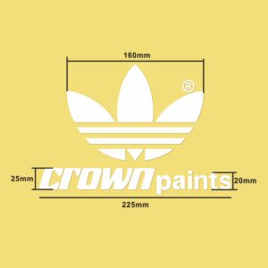 Custom CROWN Paints Sticker