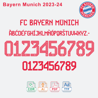 Bayern Munich 2023-24 Font