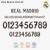 Real Madrid 2024 2025 Font Vector Download Real Madrid 2024 2025 Font 100x100