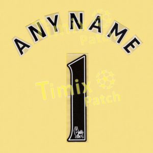 Lextra Any Name Any Number Premier League 2007-2014 Away kit Football Printing Sets