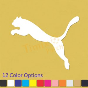 Puma Iron-On Heat Sports LOGO DIY T-Shirt Clothing Vinyl Transfer Sticker Print 21cm Wide
